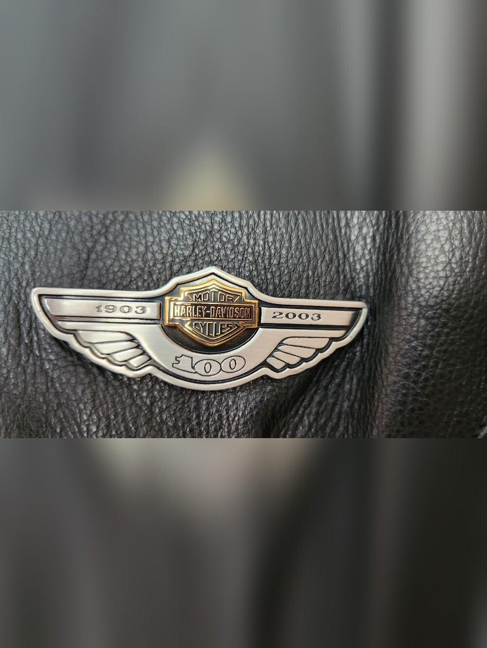 Harley-Davidson Black Leather Jacket — 100 Years Anniversary - Womenn's S - Picture 3 of 11